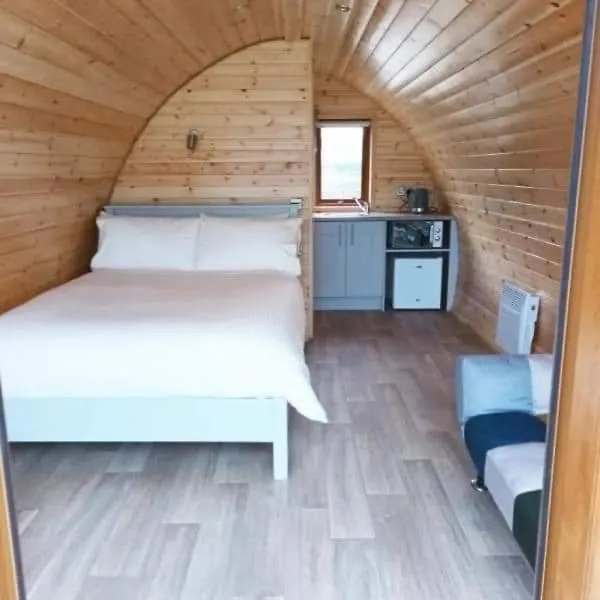 Luxury tent Wheelhousepods Glamping